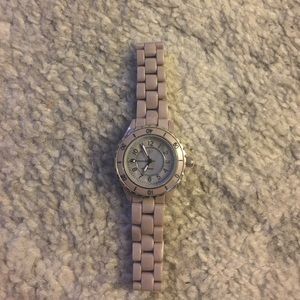 Isaac Mizrahi Ceramic Watch - Taupe
